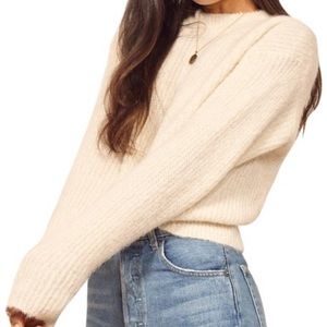 Reformation Finn Sweater - XS in Ivory